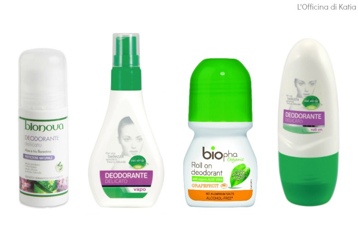 Deodoranti da supermercato con buon&nbsp;INCI