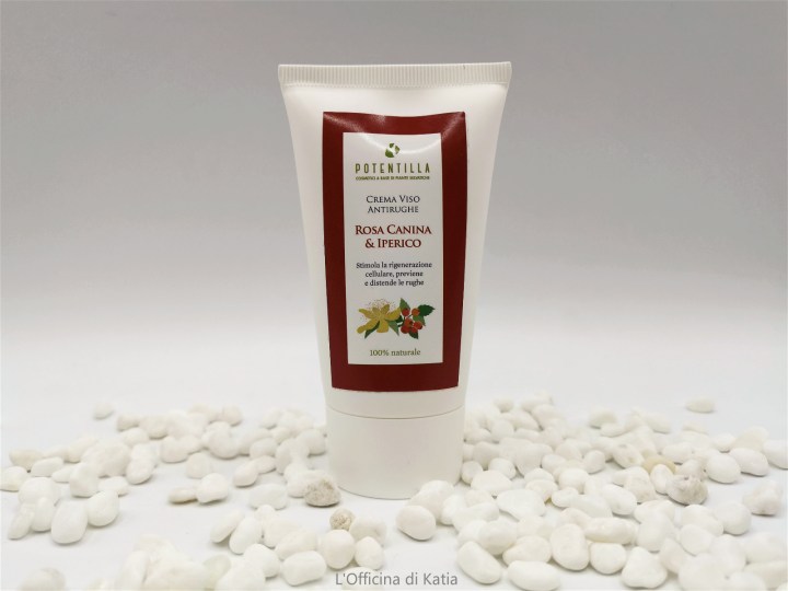 Potentilla – Crema viso antirughe con Rosa Canina e&nbsp;Iperico